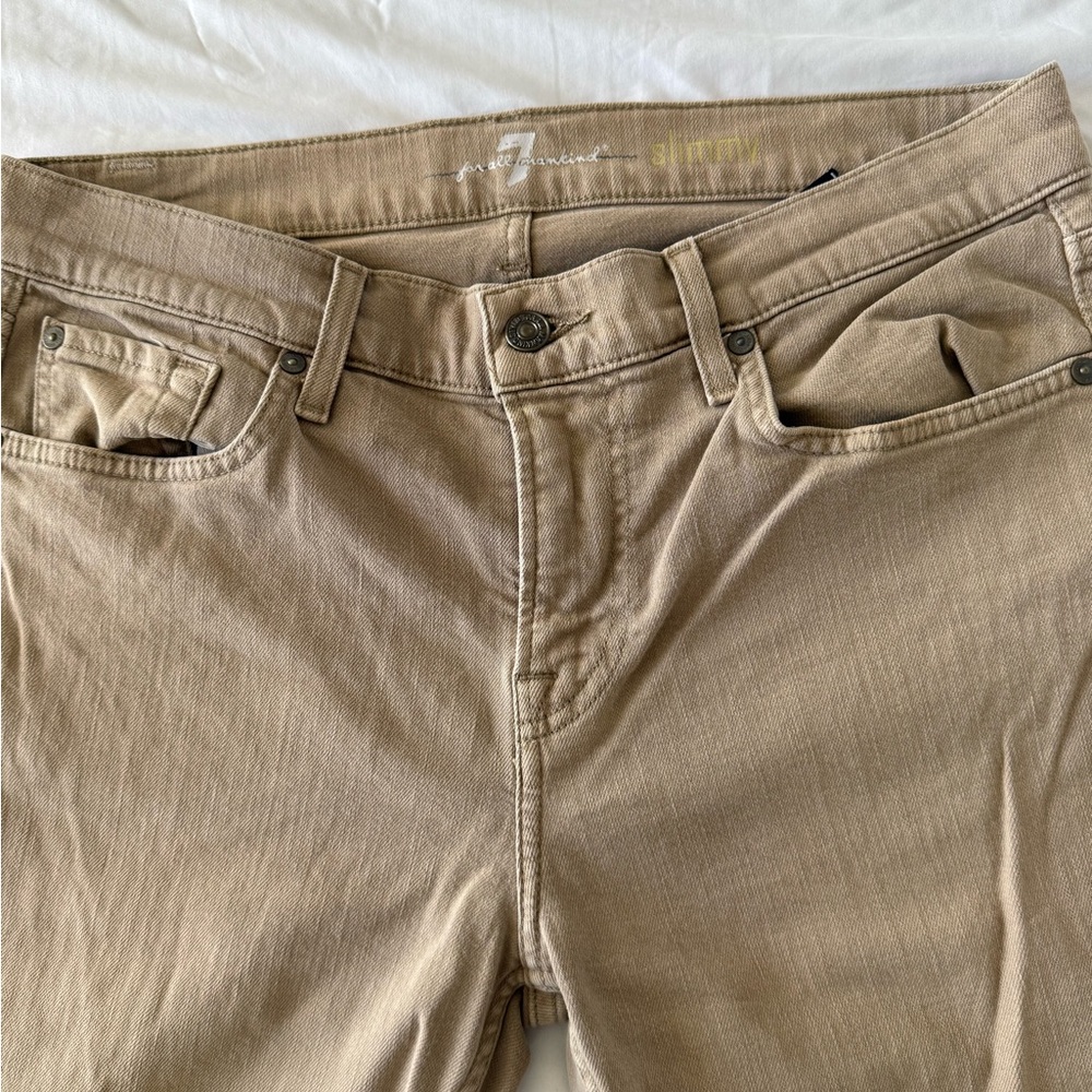 7 For All Mankind Khaki Jeans